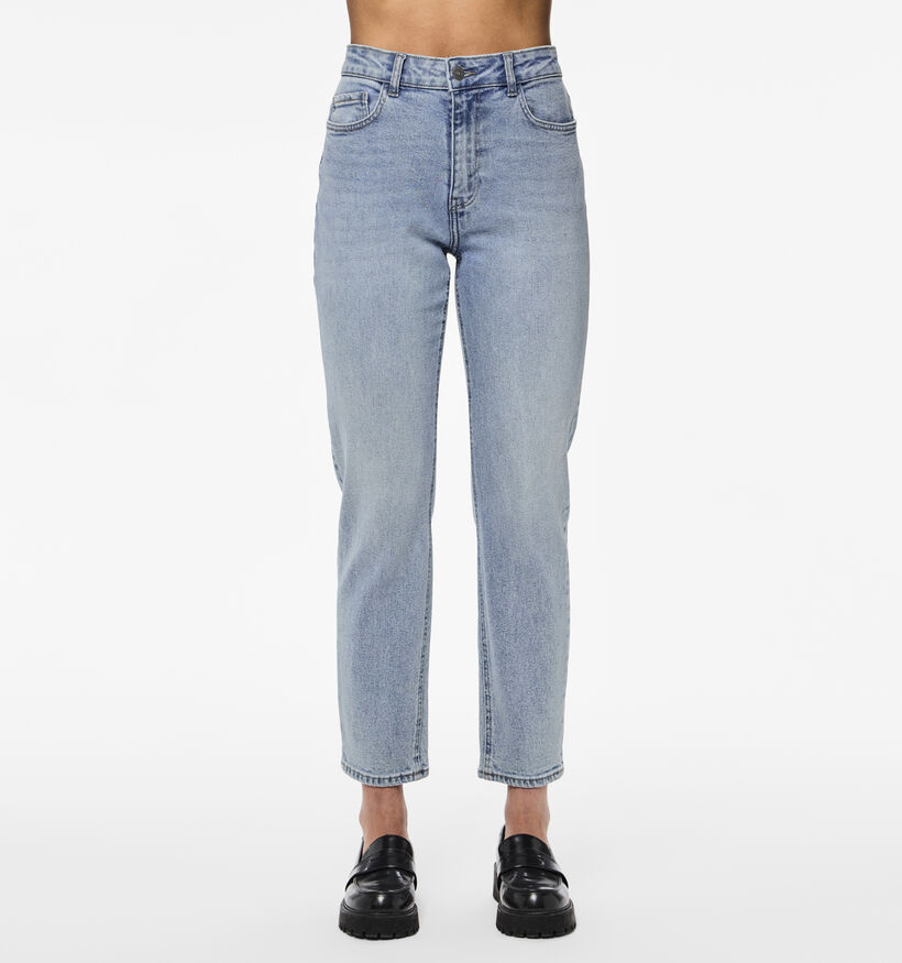 Pieces Bella Blauwe Straight leg jeans L30 voor dames (351103)