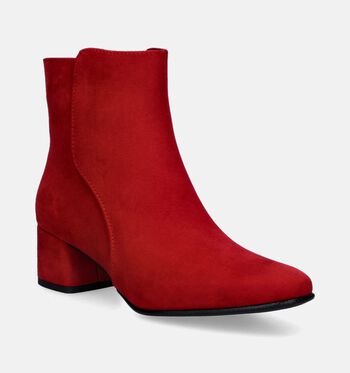 Marco Tozzi Bottines Noir/Rouge