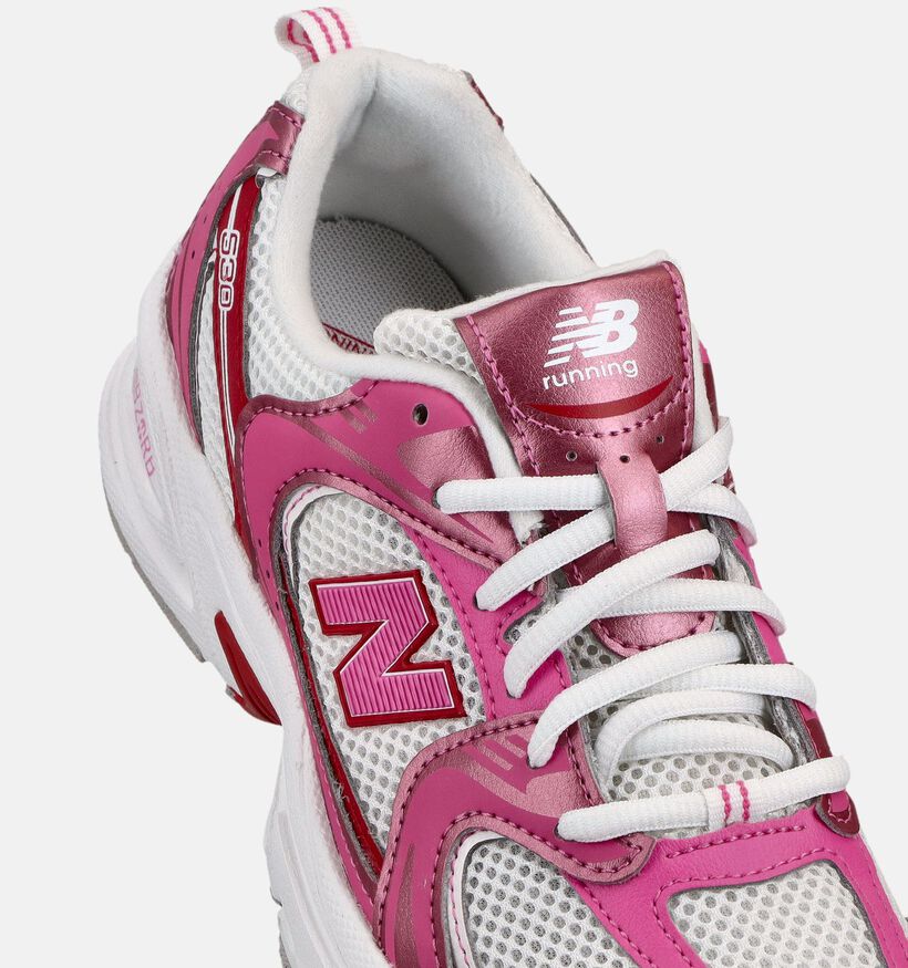 New Balance G530 Baskets basses en Rose pour filles (366202) - pour semelles orthop&eacute;diques