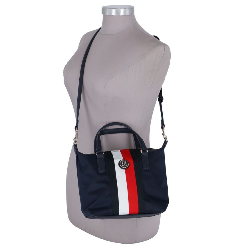 Donkerblauwe Handtas Tommy Hilfiger Poppy Small Tote STP, , pdp