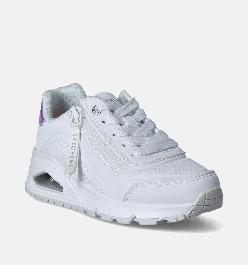 Skechers Uno Gen1 Witte Sneakers voor meisjes (352289)