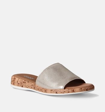 Gabor Comfort Nu-pieds Noir/Beige