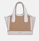 Laurent David Witte/Beige Handtas voor dames (373937)
