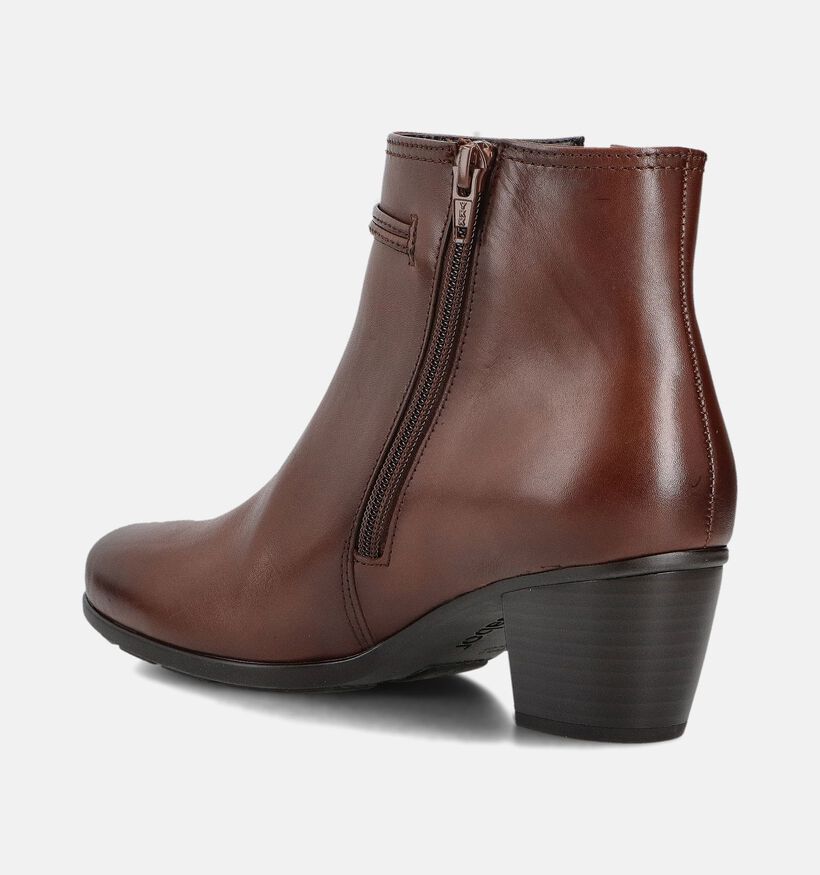 Gabor Best Fitting Bottines à talons en Cognac pour femmes (360291) - pour semelles orthopédiques