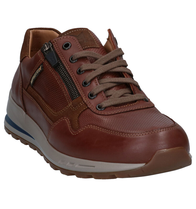 Mephisto Bradley Randy Chaussures à lacets en Cognac pour hommes (354624) - pour semelles orthopédiques