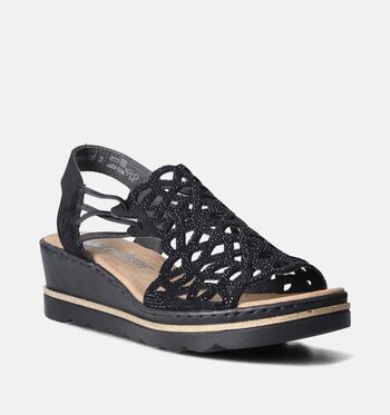 Rieker Sandalen Zwart