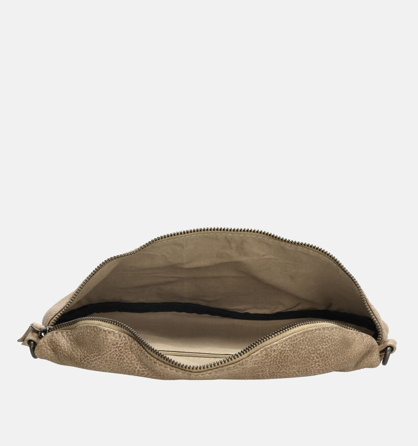 Hide & Stitches Sac porté croisé en Beige pour femmes (358980)