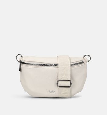 Charm London Sacs banane Blanc/Beige/Cognac/Bleu/Vert