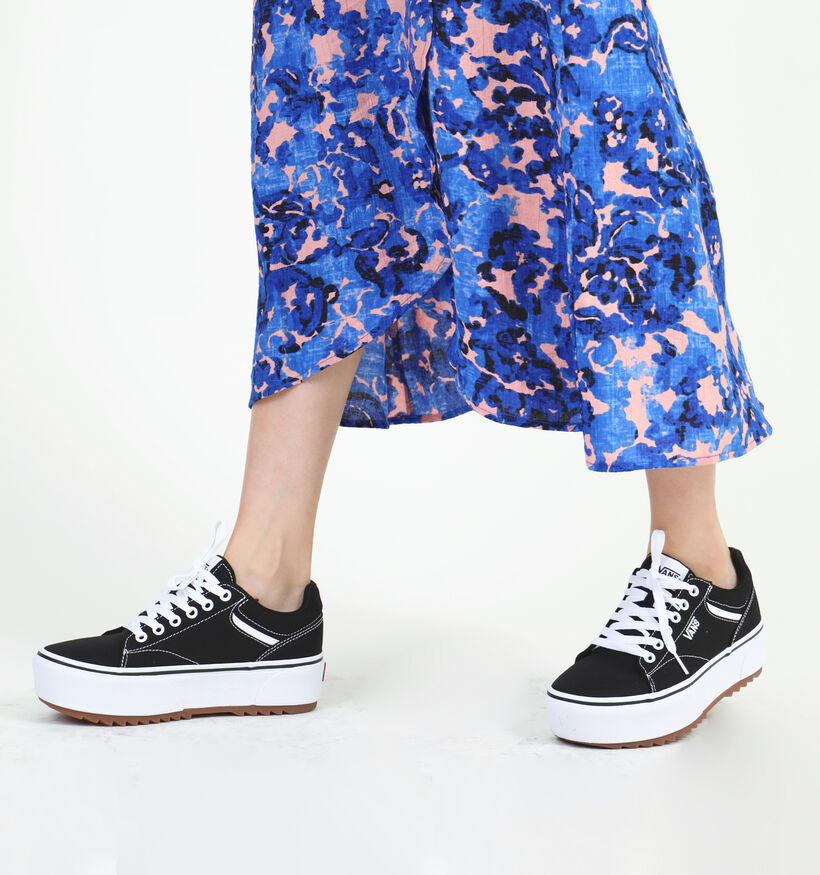 Vans Seldan Platform Baskets en Noir pour femmes (327990)