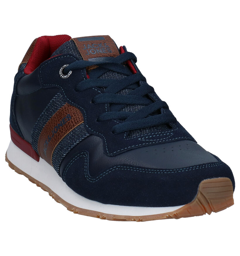 Jack & Jones Stellar Blauwe Sneakers in kunstleer (286413)