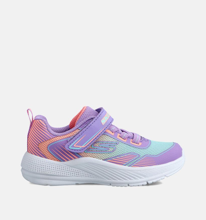 Skechers Microspec Advance Paarse Pastel Sneakers voor meisjes (366281) - geschikt voor steunzolen