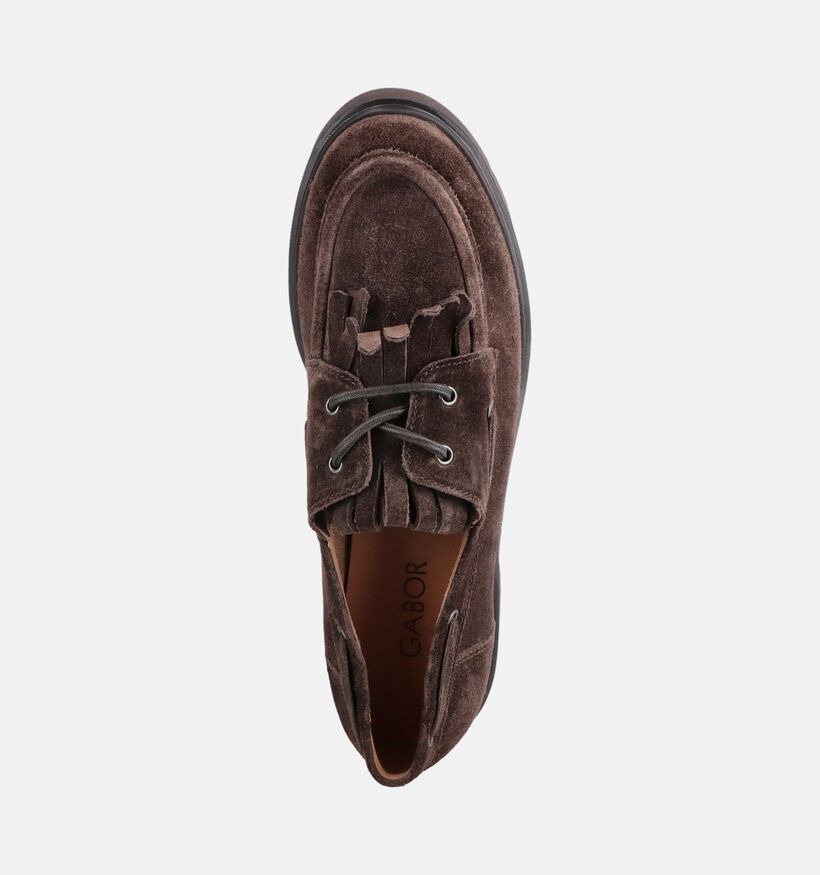 Gabor Comfort Donkerbruine Bootschoenen voor dames (378262)