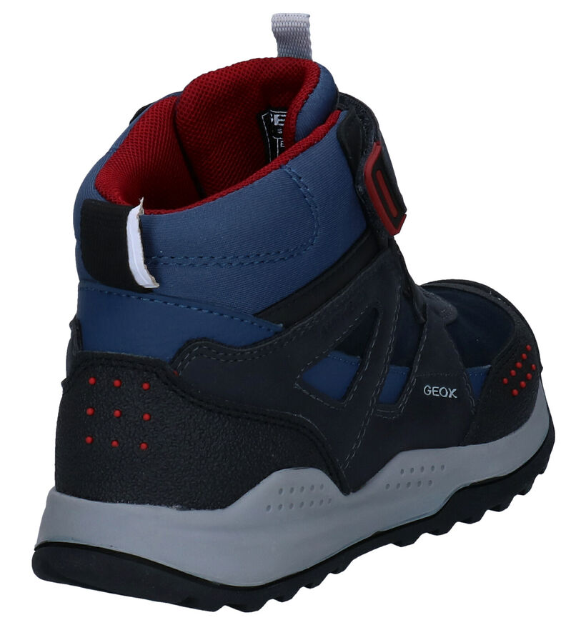 Geox Amphibiox Bottines en Bleu en simili cuir (278323)