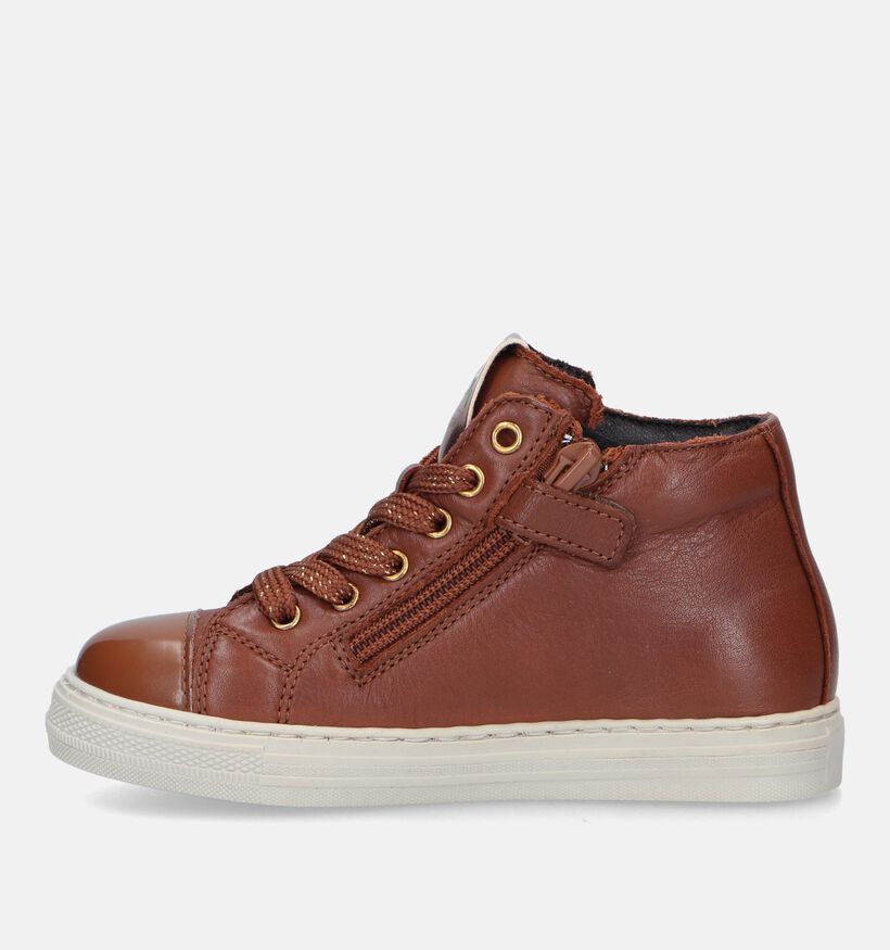 Kipling Bonita Cognac Hoge schoenen voor meisjes (332013) - geschikt voor steunzolen