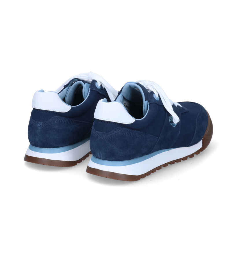 Timberland Miami Coast Blauwe Veterschoenen in daim (303815)