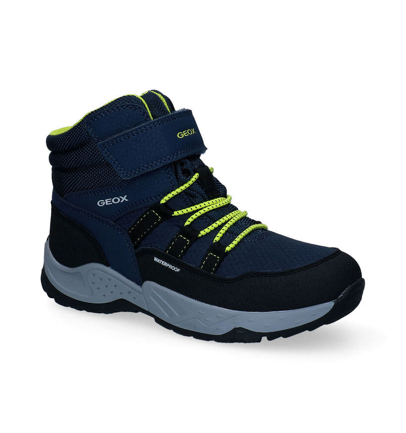 Geox Sentiero Blauwe Bottines in kunstleer (295103)