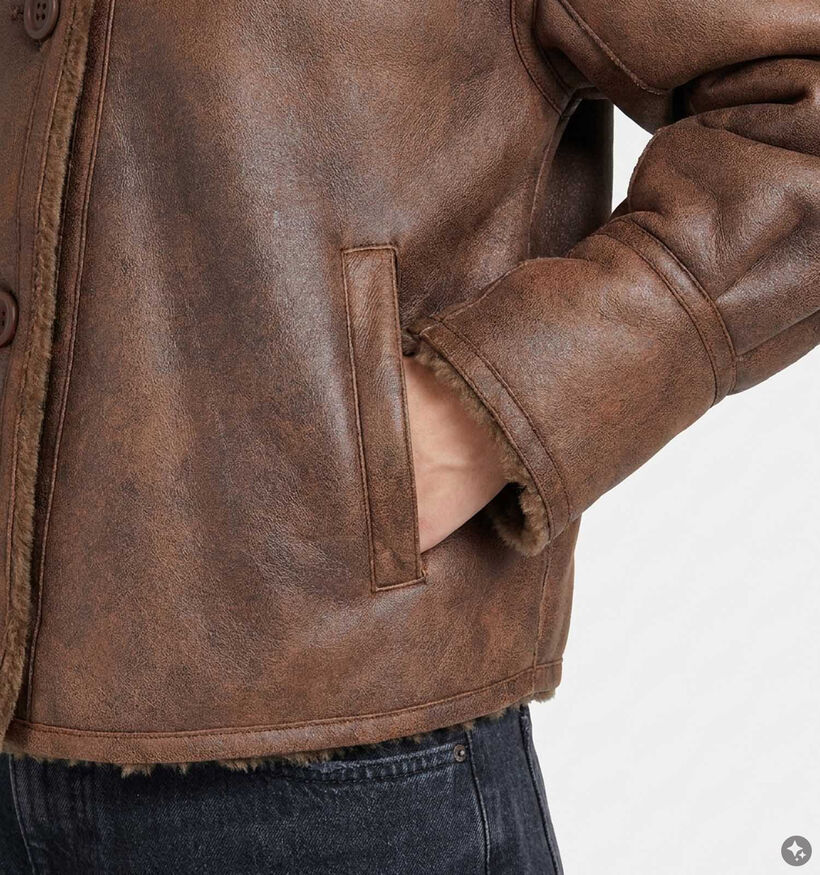 Orfeo Maegan Donkerbruine Korte Jas voor dames (381654)
