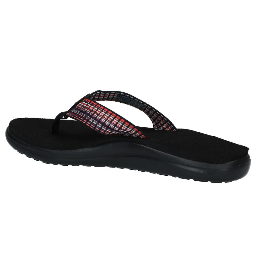 Teva Voya Flip Tongs en Noir en textile (289247)