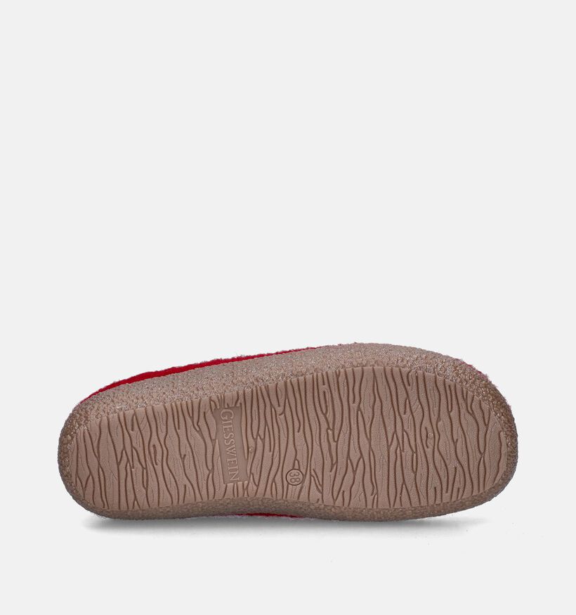 Giesswein Vent Pantoufles en Rouge pour femmes (349156)