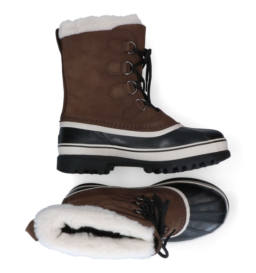 Sorel Caribou Bottes de neige étanches en Marron pour hommes (332182)