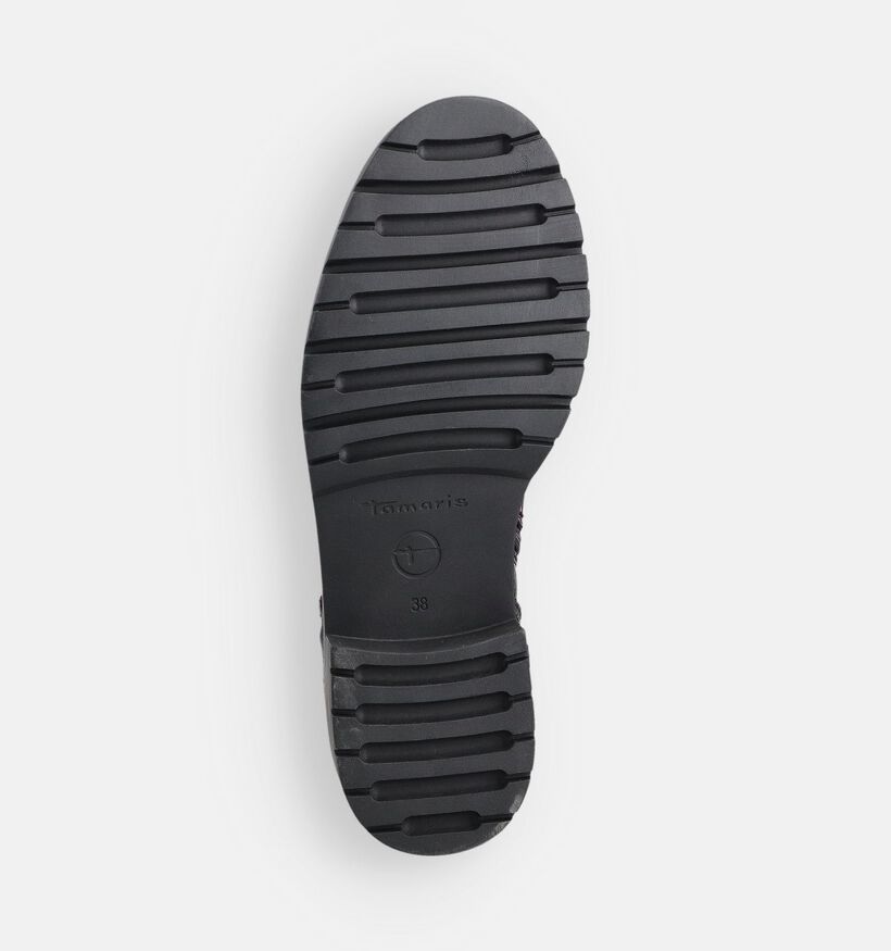 Tamaris Boots à lacets en Bordeaux pour femmes (362760) - pour semelles orthopédiques