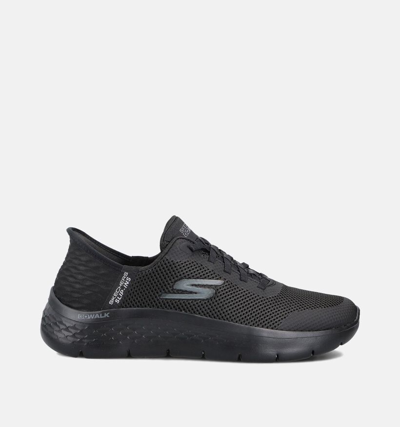 Skechers GO WALK FLEX GRAND ENTRY Zwarte Sneakers voor dames (359703) - geschikt voor steunzolen