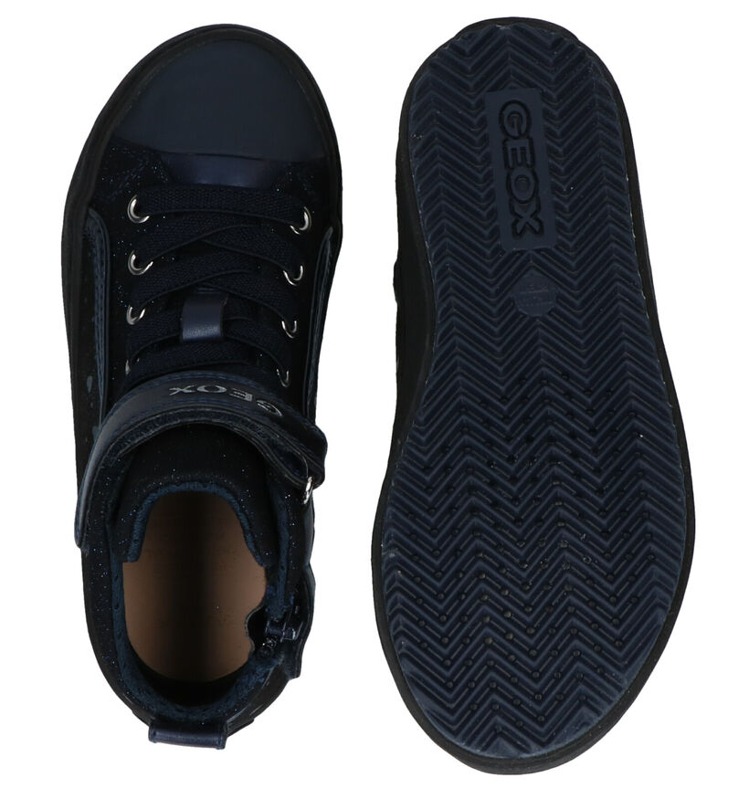 Geox Chaussures hautes en Bleu foncé en simili cuir (278291)