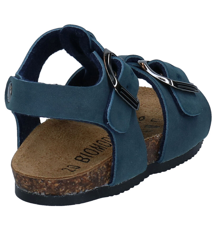 Biomodex Blauwe Sandalen in kunstleer (290057)