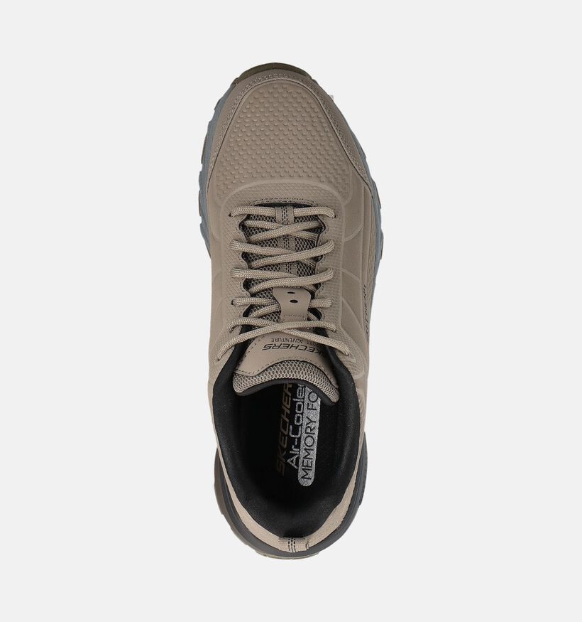 Skechers Max Protect Irongaurd Taupe Sneakers voor heren (362190)