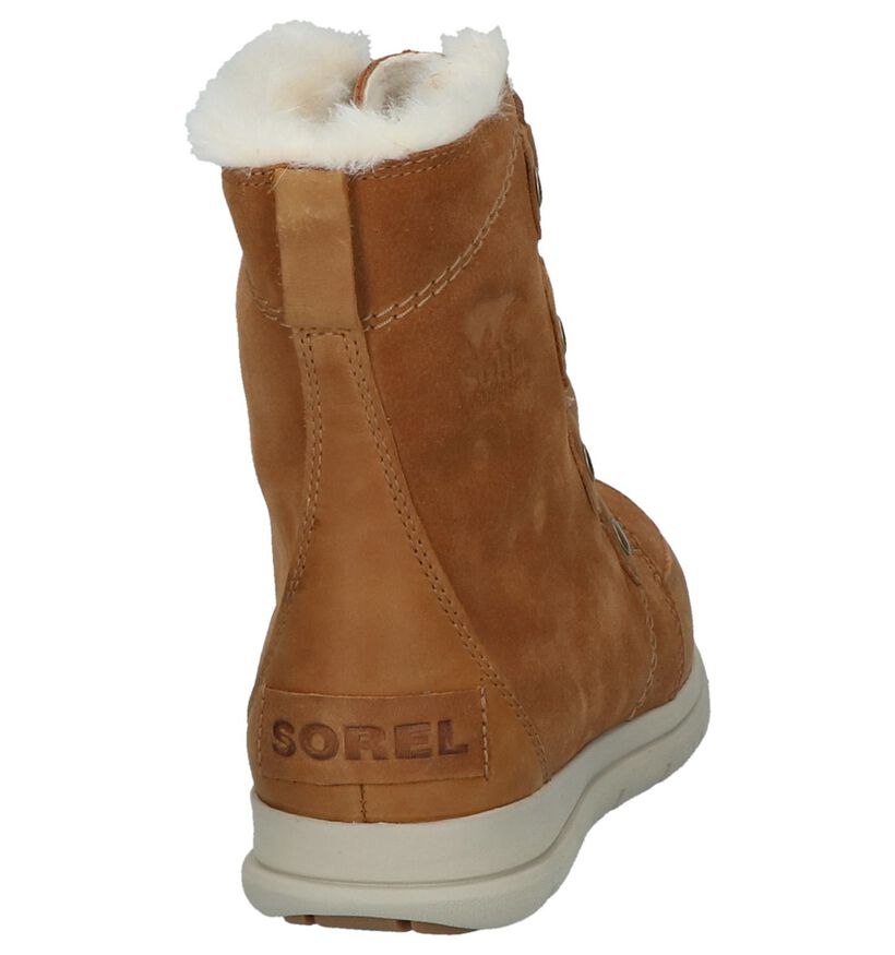 Sorel Bottes de neige en Cognac en daim (231101)