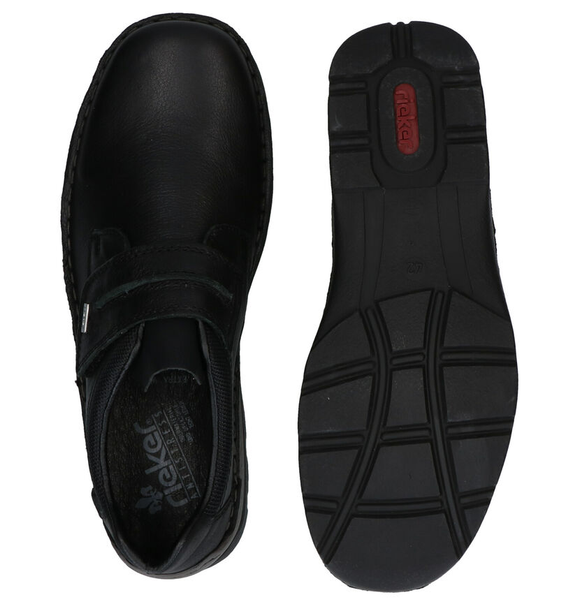Rieker Zwarte Velcroschoenen voor heren (312366) - geschikt voor steunzolen