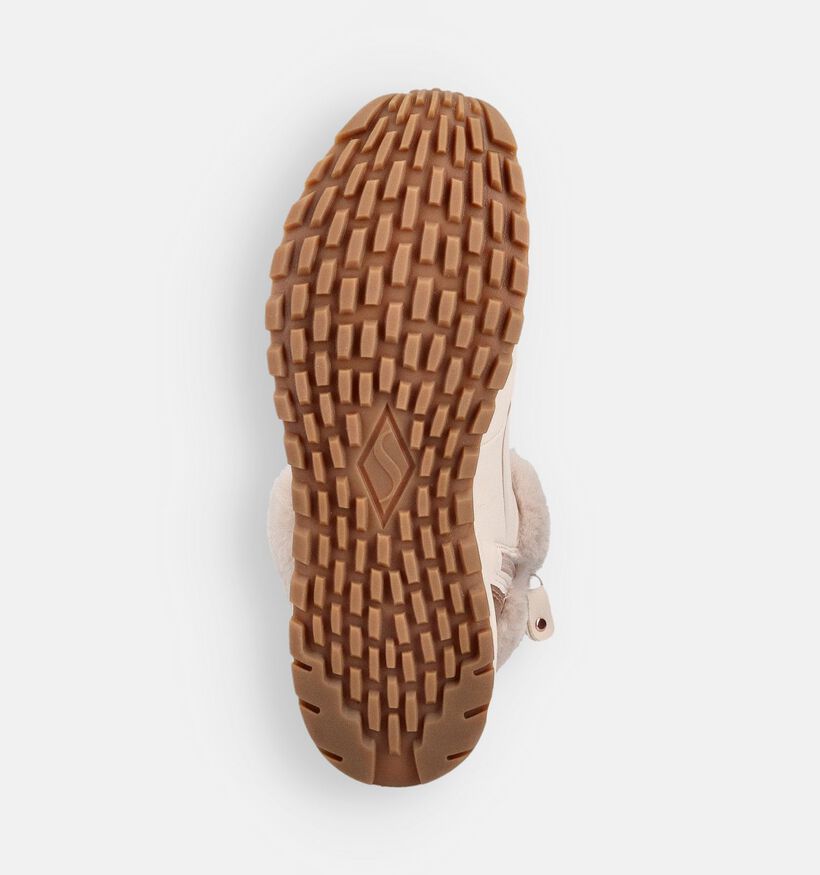Skechers Beige Veterboots voor dames (362123)