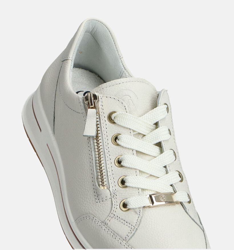 Ara Osaka High Soft Baskets habill&eacute;es en &Eacute;cru pour femmes (370782) - pour semelles orthop&eacute;diques