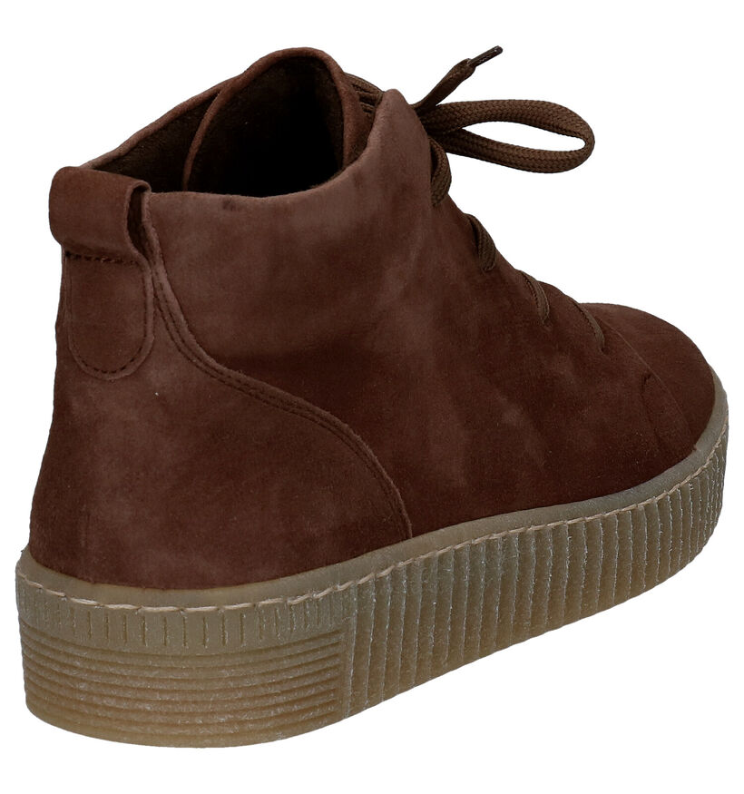 Gabor Best Fitting Bruine Enkellaarzen in nubuck (283819)