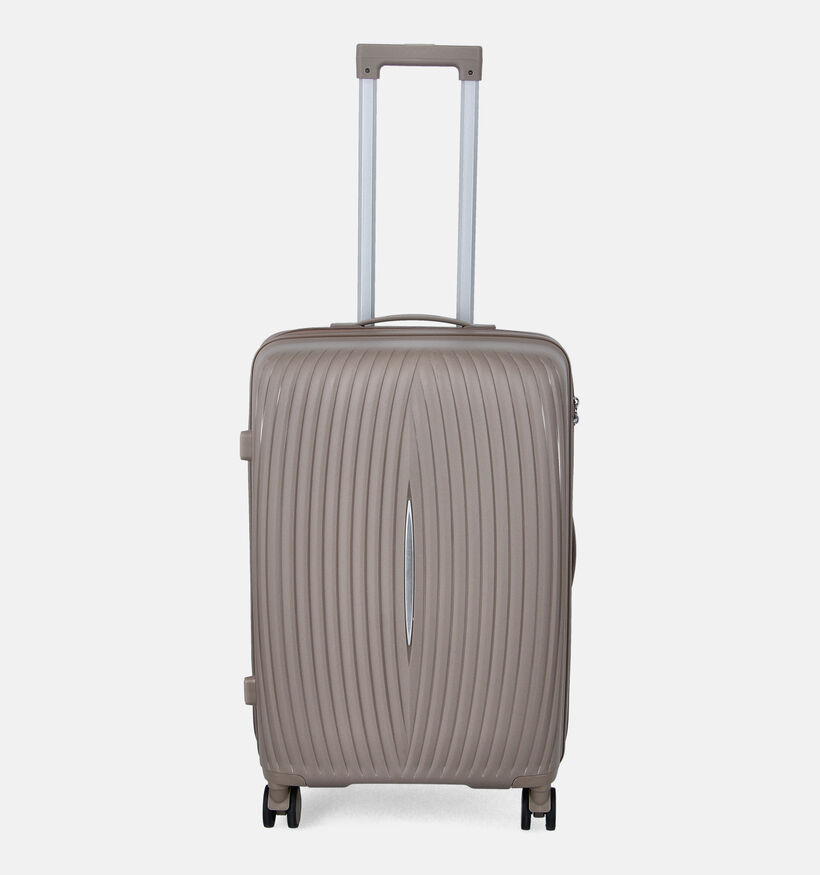 Love To Travel Taupe Medium Reiskoffer voor dames, heren (365825)