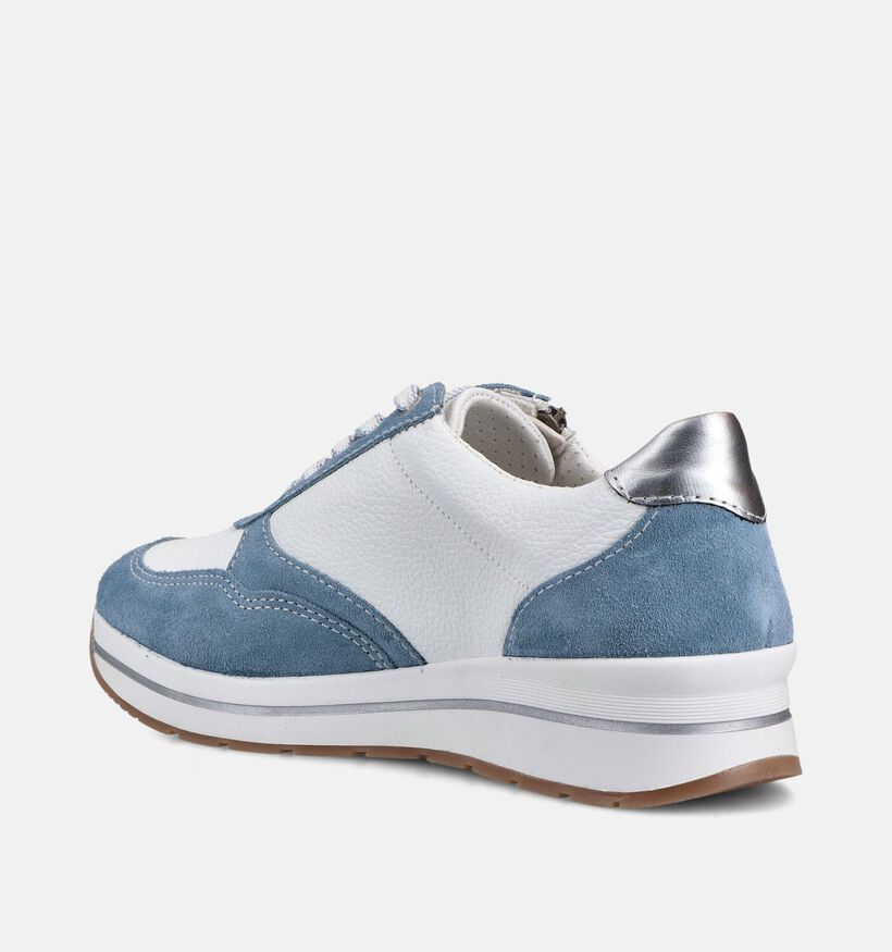 Solemade Kuby Baskets habill&eacute;es en Bleu pour femmes (371662) - pour semelles orthop&eacute;diques