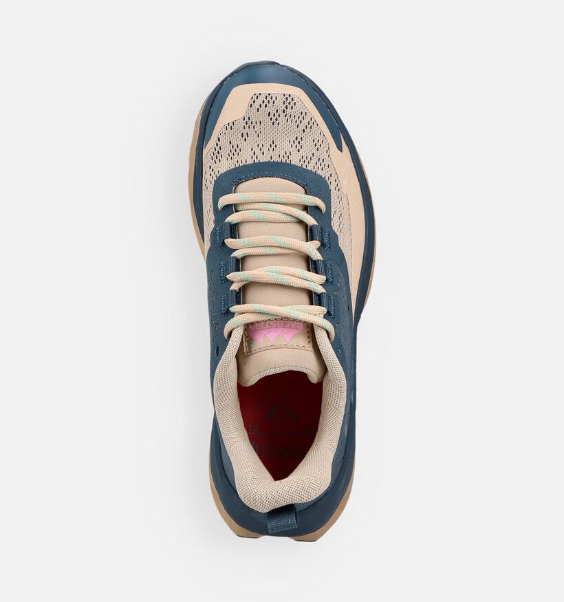 Dachstein Silvretta Lite Blauwe/Beige Lage Wandelschoenen voor dames (374323) - geschikt voor steunzolen