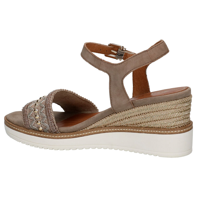 Tamaris TOUCH it Taupe Sandalen in daim (270179)