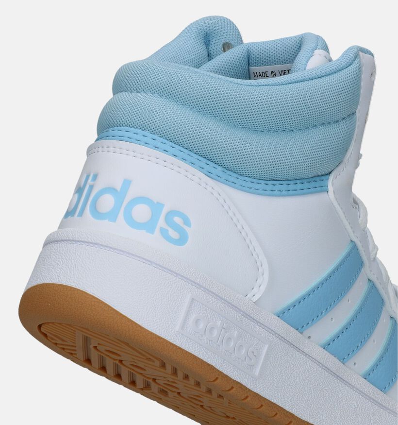 adidas Hoops 3.0 Mid Baskets en Blanc pour femmes (326282)