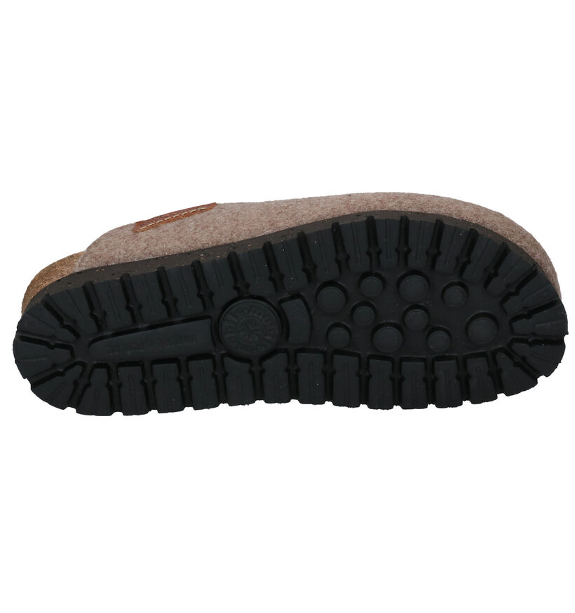 Mephisto Thea Taupe Pantoffels in stof (298115)