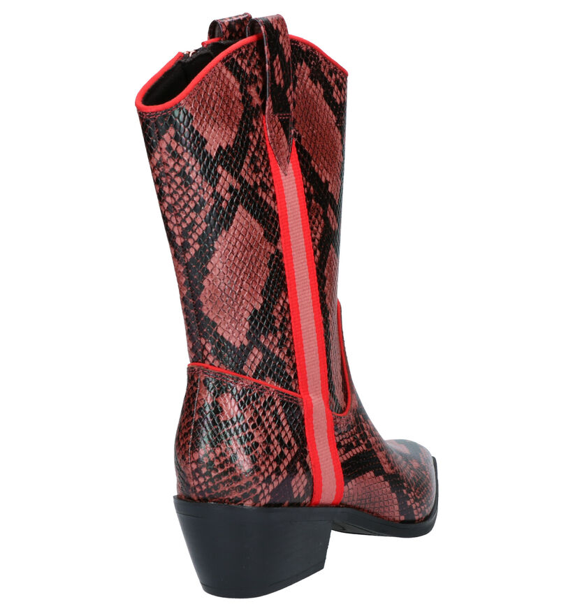 Tamaris by Marcel Ostertag Bottes en Rose en cuir (257107)