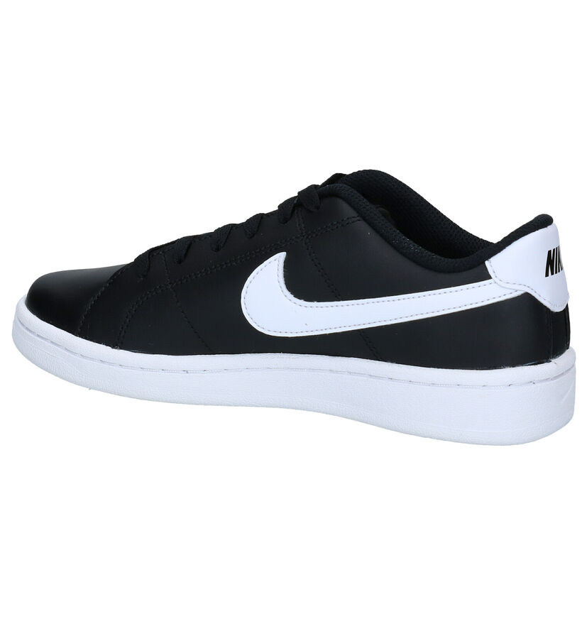 Nike Court Royale Zwarte Sneakers in leer (290967)