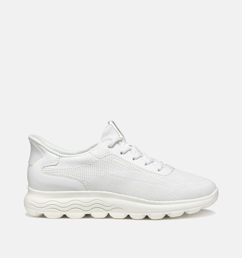 Geox Spherica Baskets en Blanc pour femmes (353761) - pour semelles orthopédiques