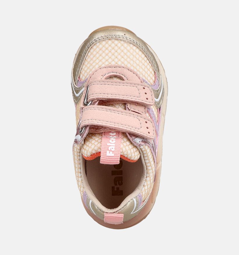 Falcotto Baskets montantes en Or pour filles (380199) - pour semelles orthop&eacute;diques
