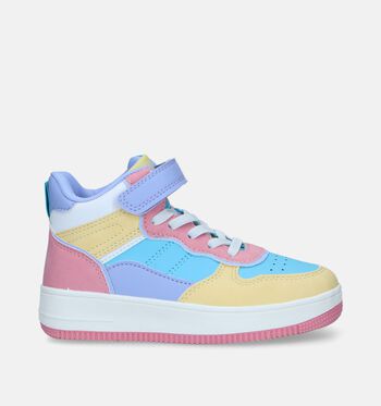 CEMI Baskets Blanc/Violet/Bleu/Rose