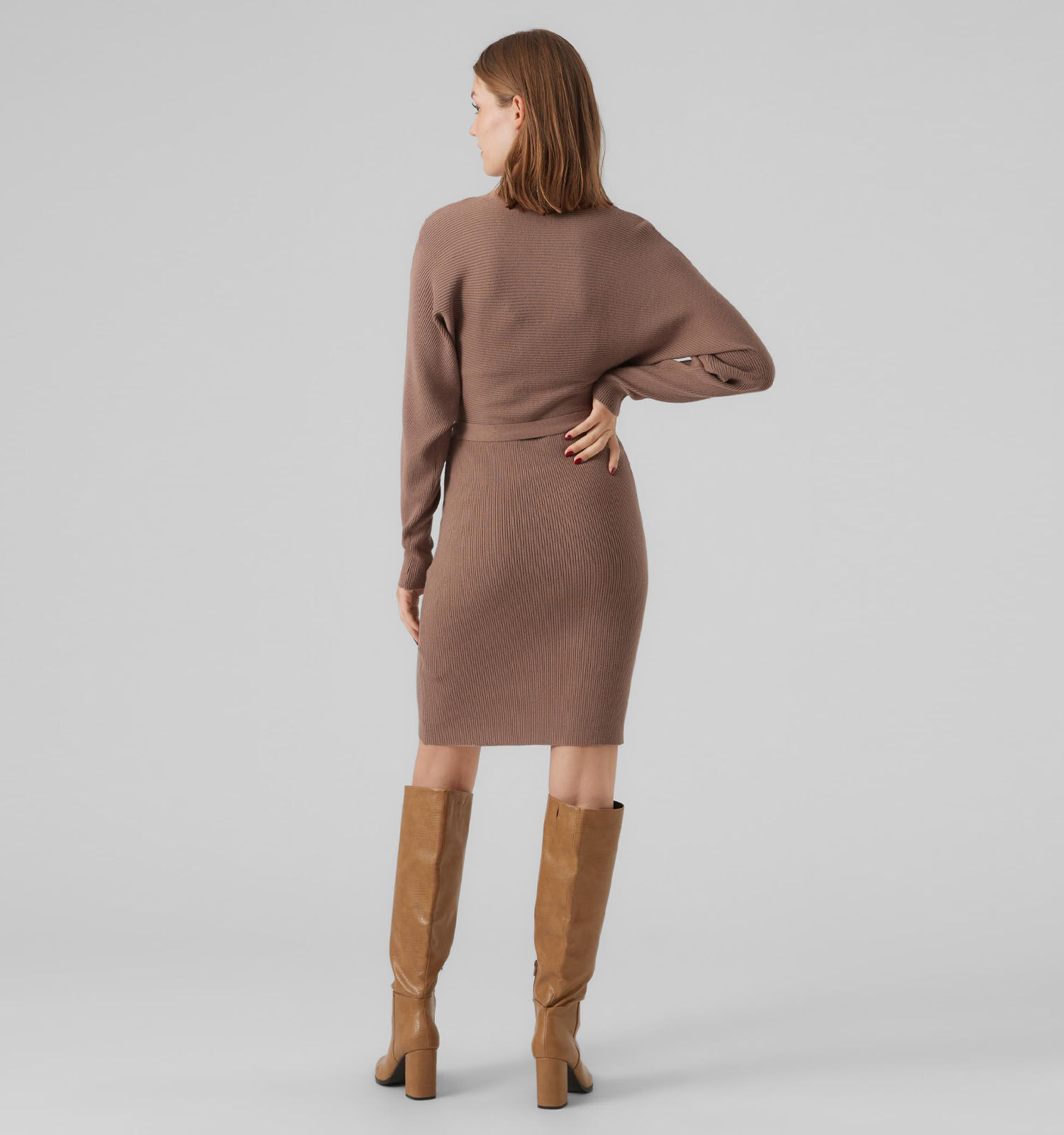 Vero Moda Holly Robe Bruine Kort Kleedje Dames Kleedjes Online op TORFS.BE