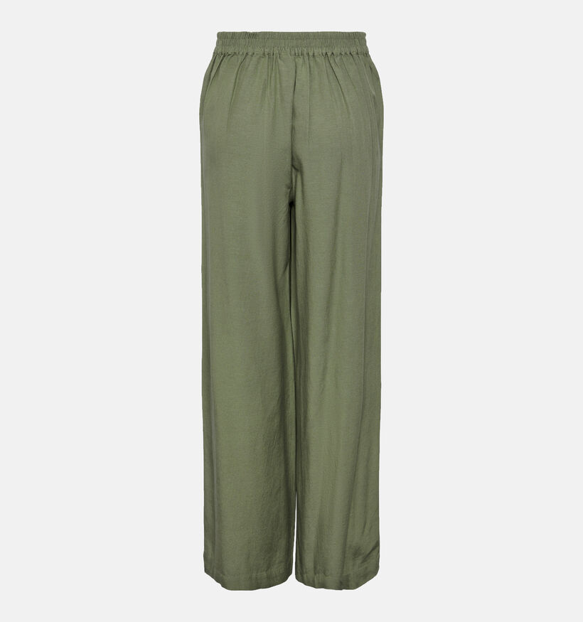 Pieces Minidi Kaki Wijde broek voor dames (337354)