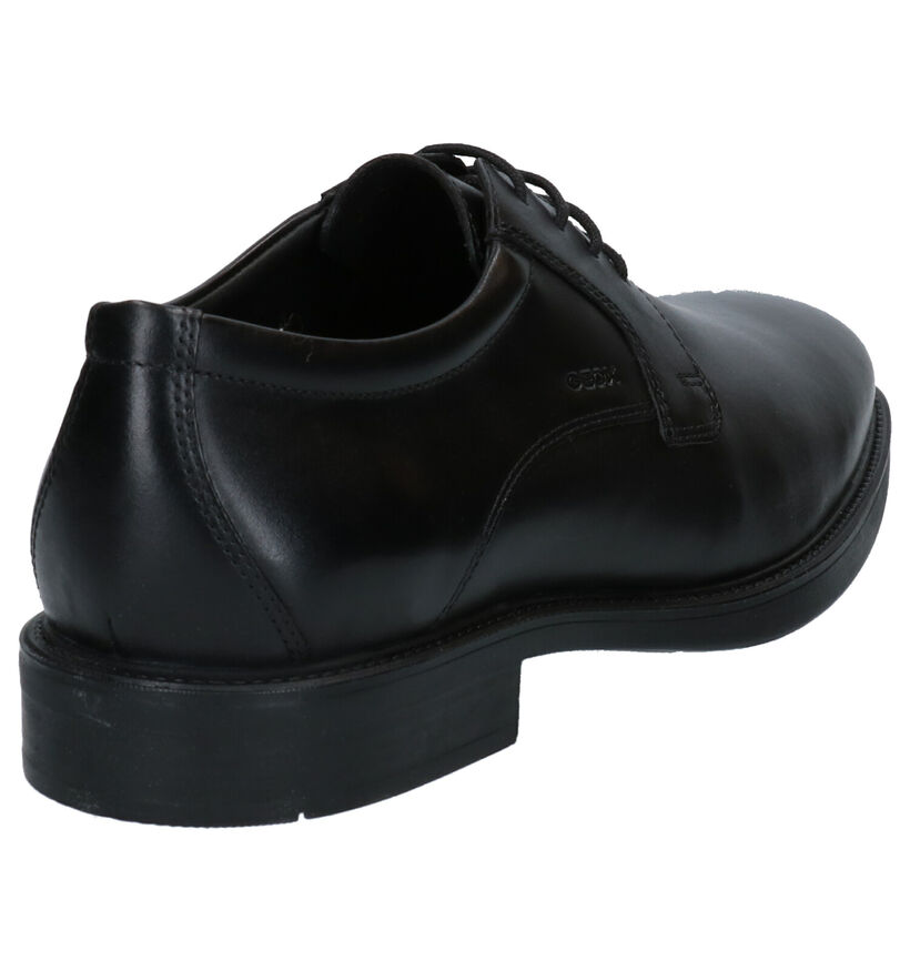 Geox Brandolf Chaussures habillées en Noir en cuir (266686)
