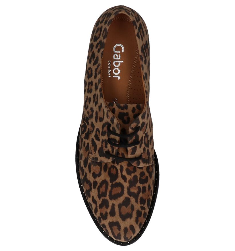Gabor Zwarte Oxford Schoenen in kunstleer (231333)