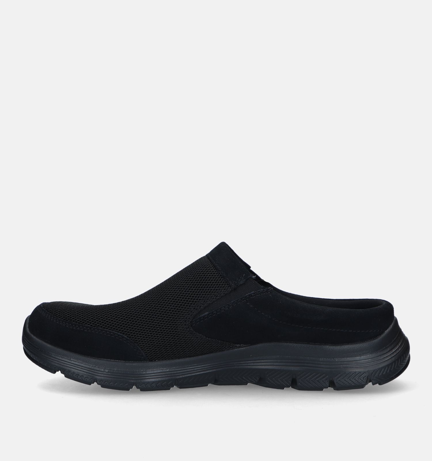 Skechers Flex Advantage 4.0 Zwarte Instappers Heren Slippers